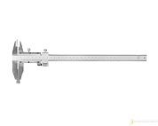 Штангенциркуль ШЦ-2- 250 0,1 губ. 60мм Эталон