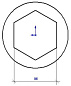 Головка торцевая PNG S16M28L