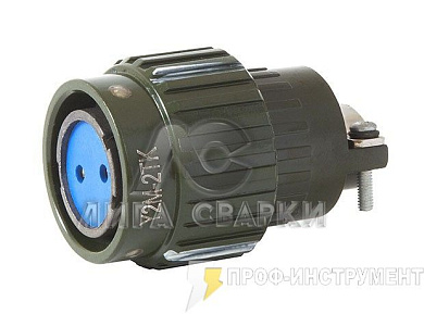 Разъем 2 pin для горелки КЕДР TIG (Быстросъемный)