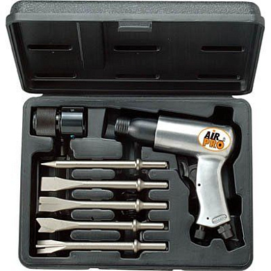 Молоток зубильный пневматический с комплектом зубил SA7100HK в кейсе